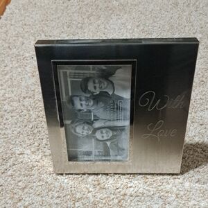 Silver Photo Frame with Engraving